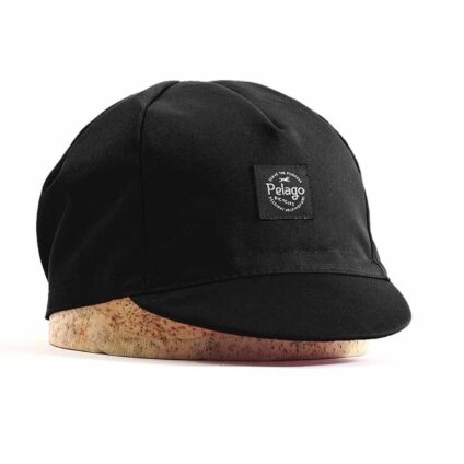 Pelago Bicycles Cycling Cap Patch Black Lores