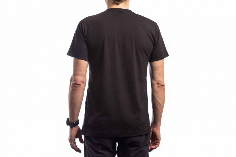 Pelago Merino T-shirt Black Back