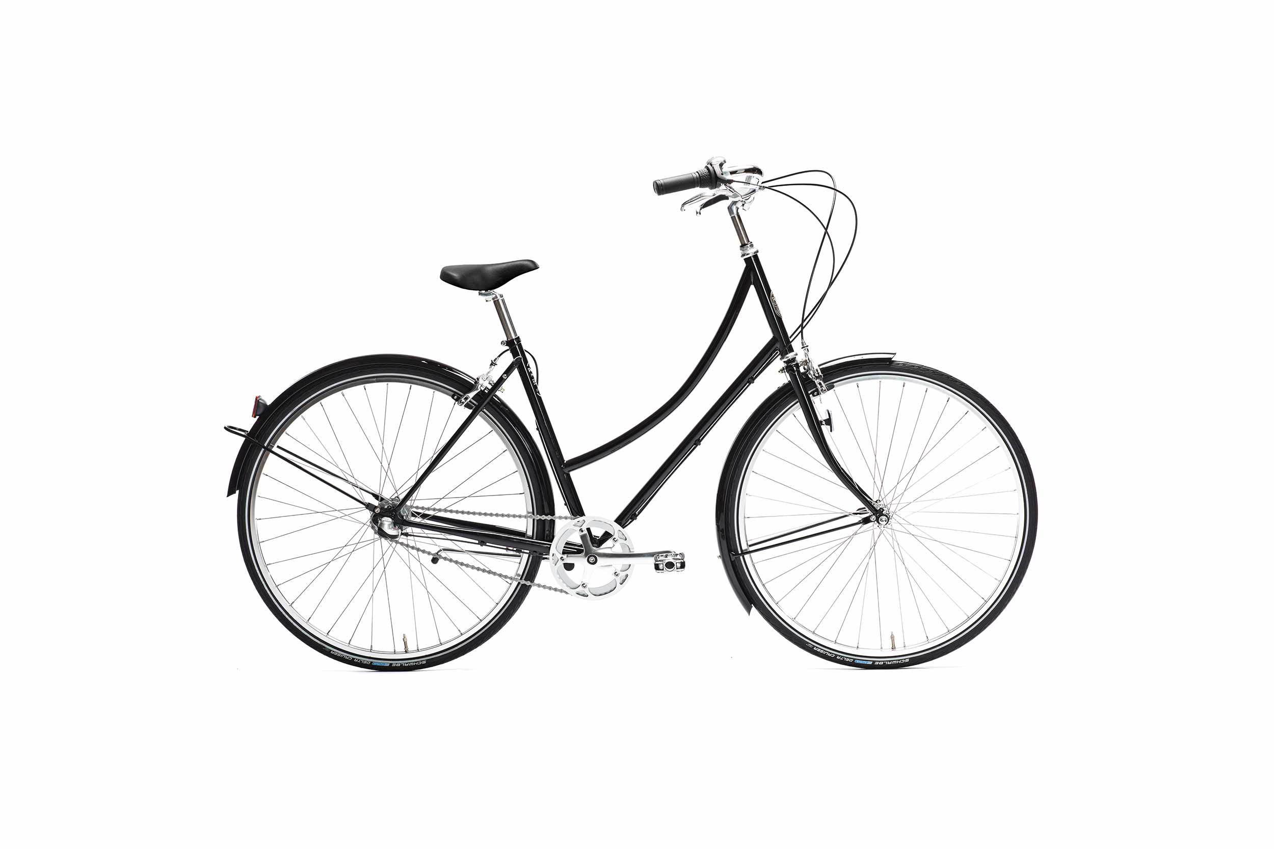 Pelago_Bordeaux_3R_Black_med Pelago Bordeaux Eco bicycle with handbrakes