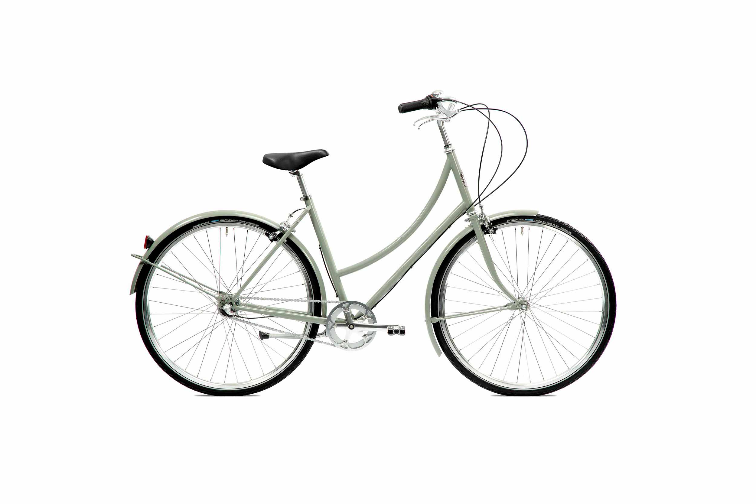 Pelago_Bordeaux_3R_Helene_Grey_med Pelago Bordeaux Eco bicycle with handbrakes in Helene Grey color