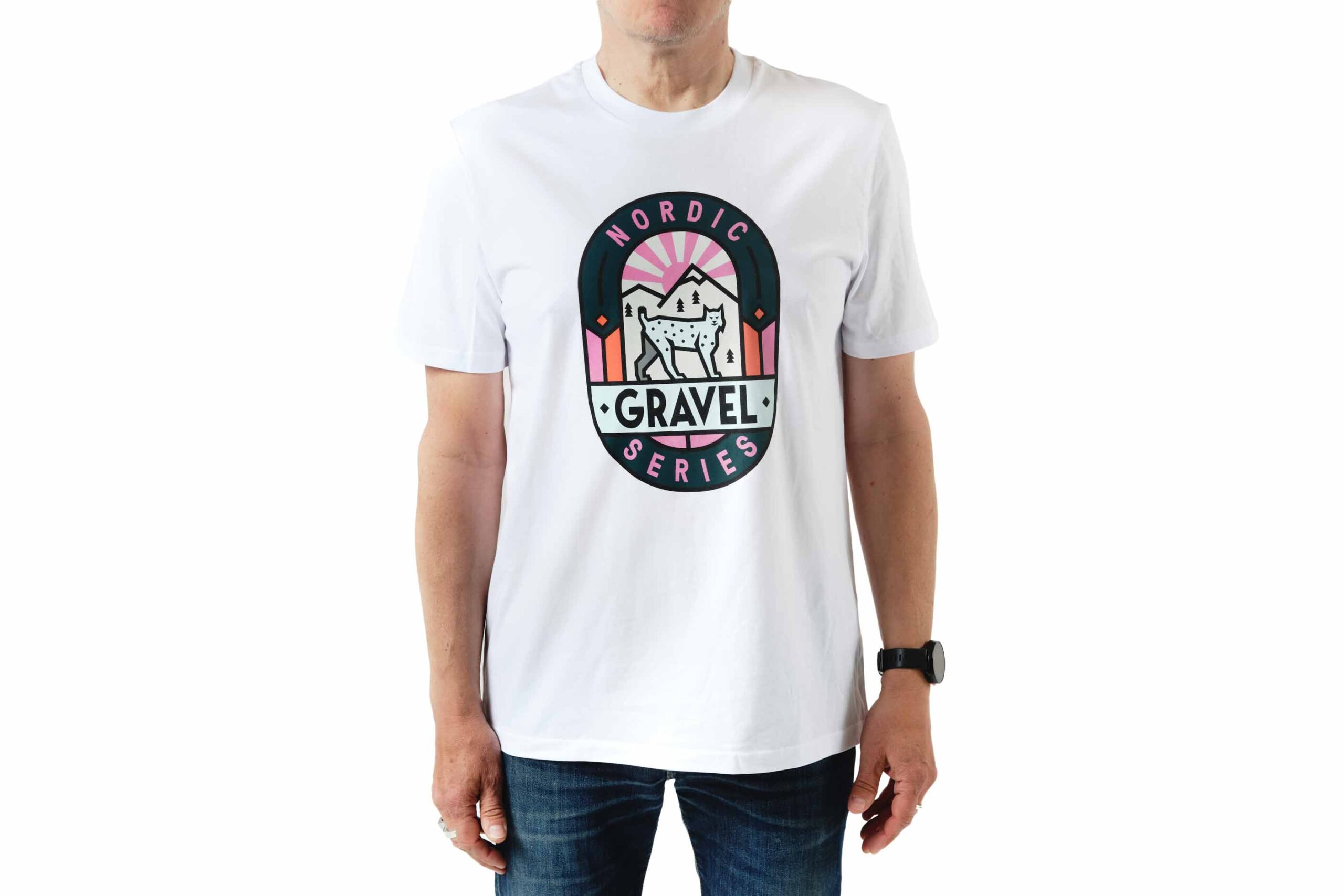 Pelago_Bicycles_Nordic_Gravel_series_crest_logo_tee Pelago Nordic Gravel Series 2026 official T-shirt with Blue Crest logo