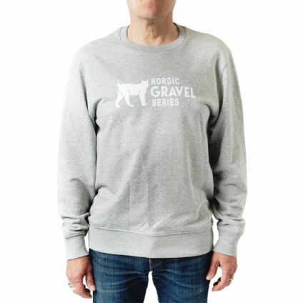 Pelago Bicycles Nordic Gravel Series Summer Sweater in heather grey color