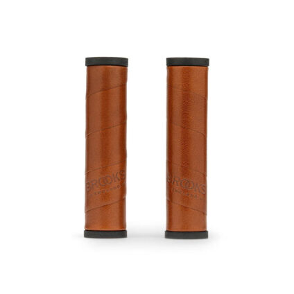 Brooks willow bicycle handlebar grips pair honey