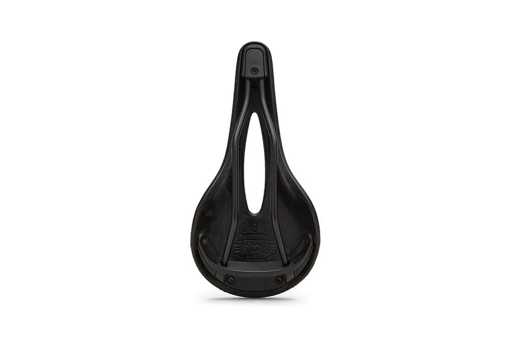 Brooks_C15_Carved_Black3 Brooks England C15 Carved gravel commuting ultra cycling saddle photo from below