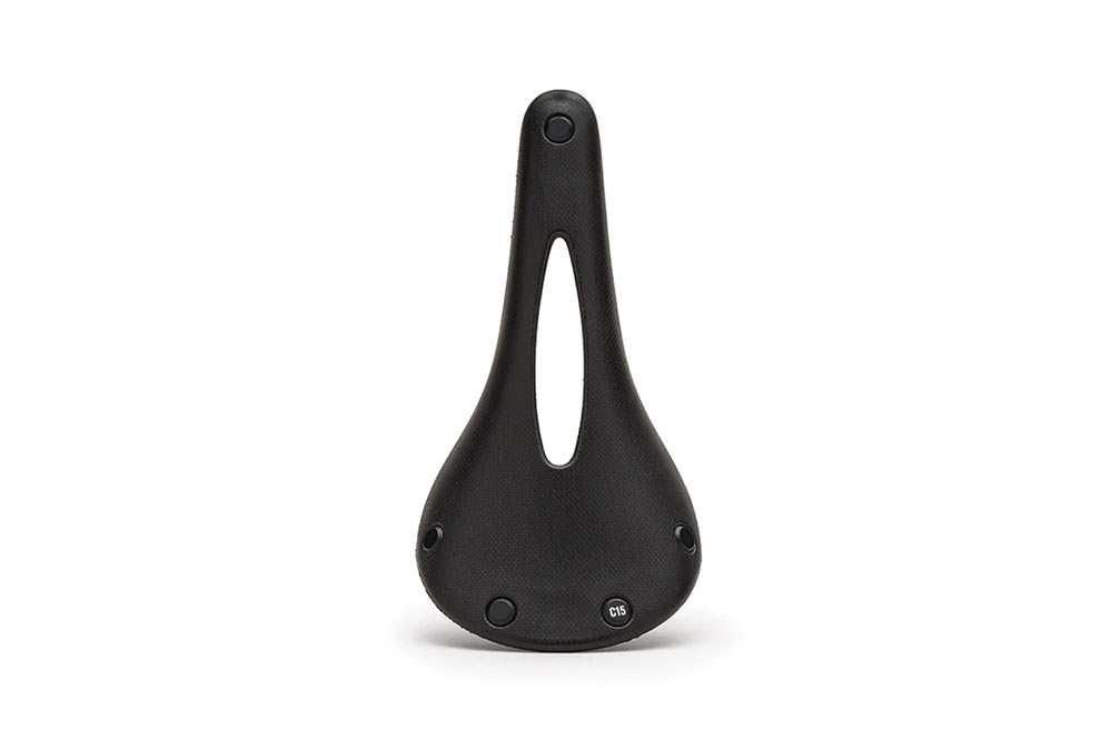 Brooks_C15_Carved_Black4 Brooks England C15 Carved gravel commuting ultra cycling saddle photo from above